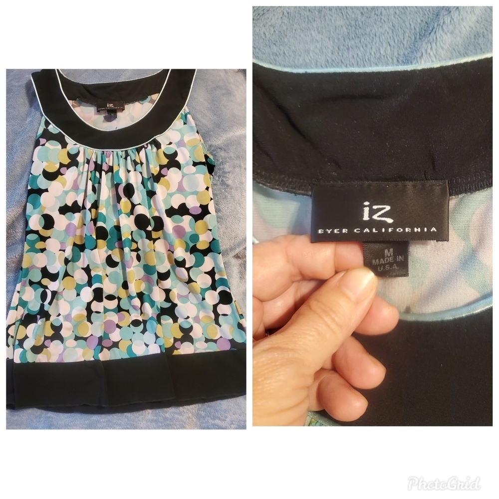 Silk Teal blouse size medium